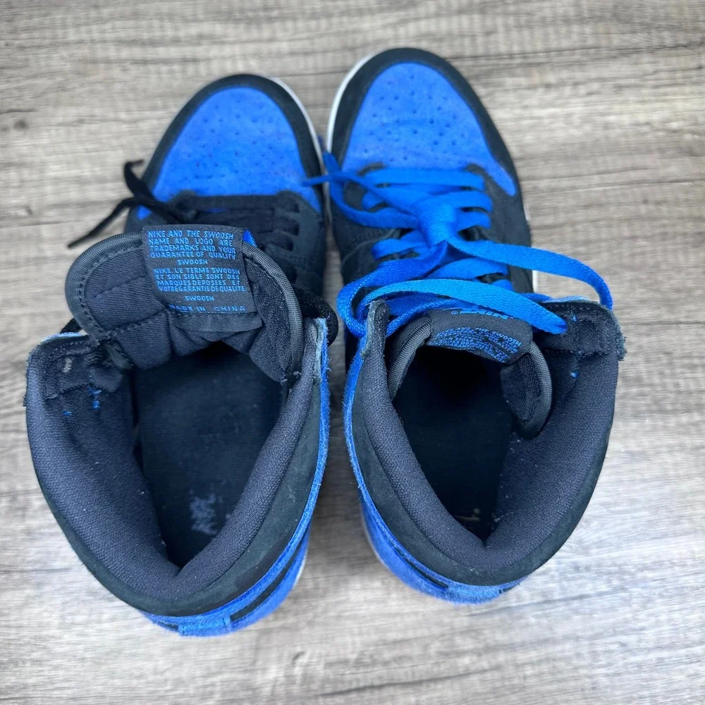 Nike~Men's~Air Jordan 1 Retro OG High Royal Reimagined Suede Sneakers~Size 8‎